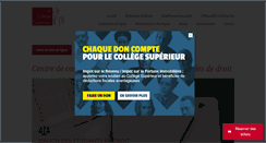 Desktop Screenshot of collegesuperieur.com
